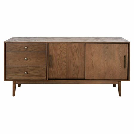 SAFAVIEH Tomas Mid-Century Media Stand, Medium Oak SFV2113C